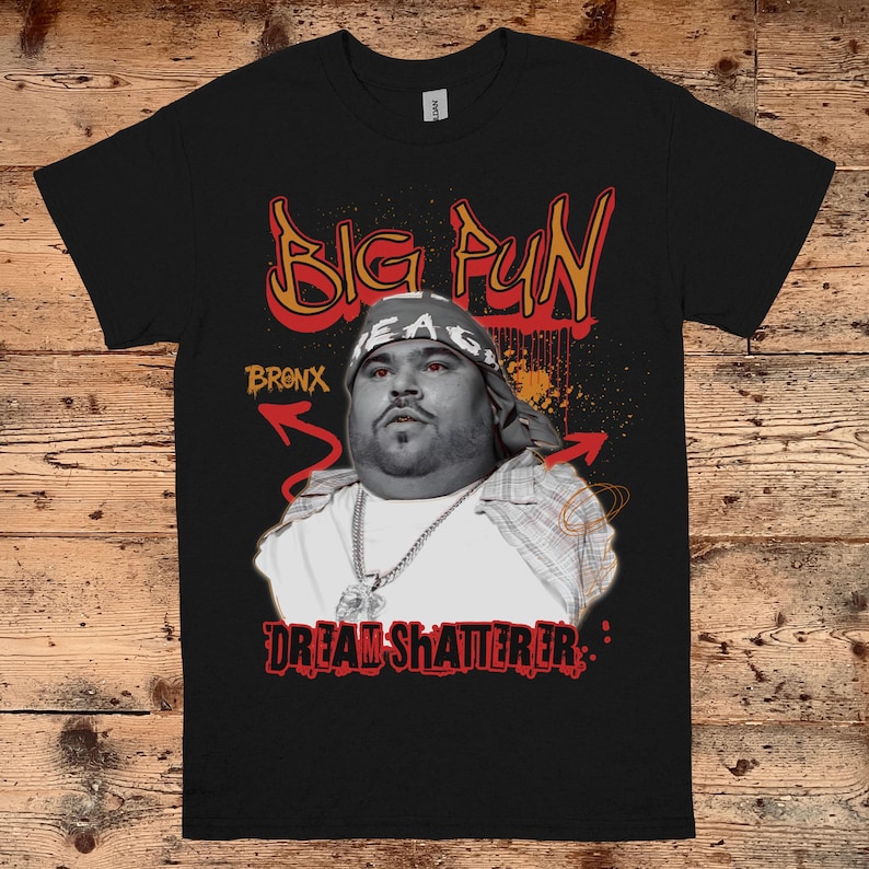 Big Pun Shirt Big Pun Graffiti Graphic Shirt Bronxlegend Shirt