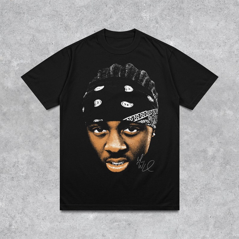 Lil Wayne Graphic Shirt, Vintage 90S Rap Shirt, Head Cut-Out, Music Gift Idea