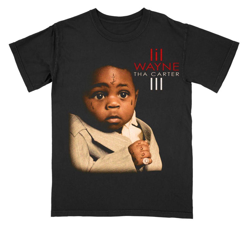 Lil Wayne Graphic Shirt Rare Tha Carter Iiirap Shirt Retro Shirt