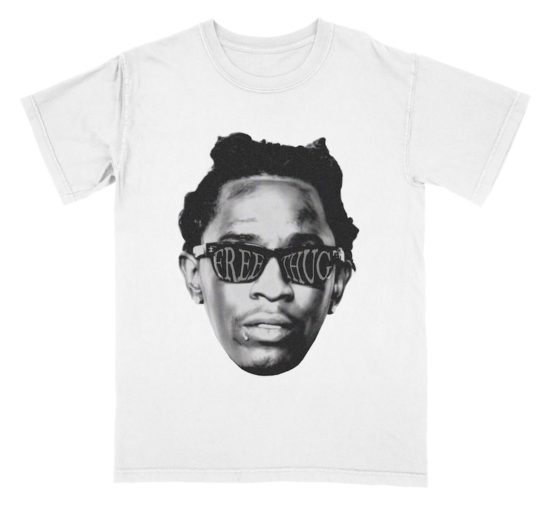 Young Thug Graphic Shirt Free Thug Vintage Rap Shirt Retro