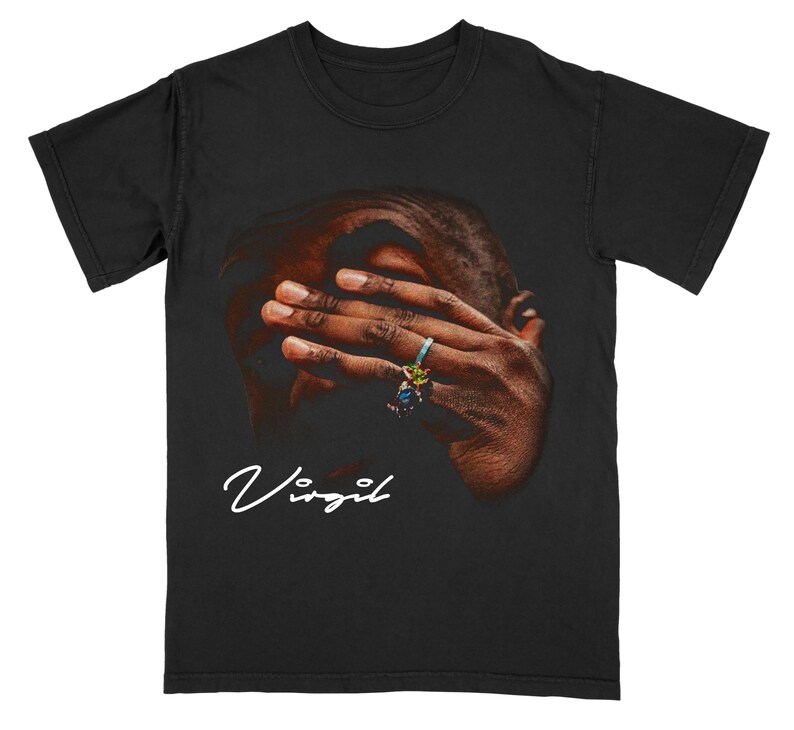 Virgil Abloh Graphic Shirt Long Sleeve And Sweashirt  Rare Vintage Designer Shirt