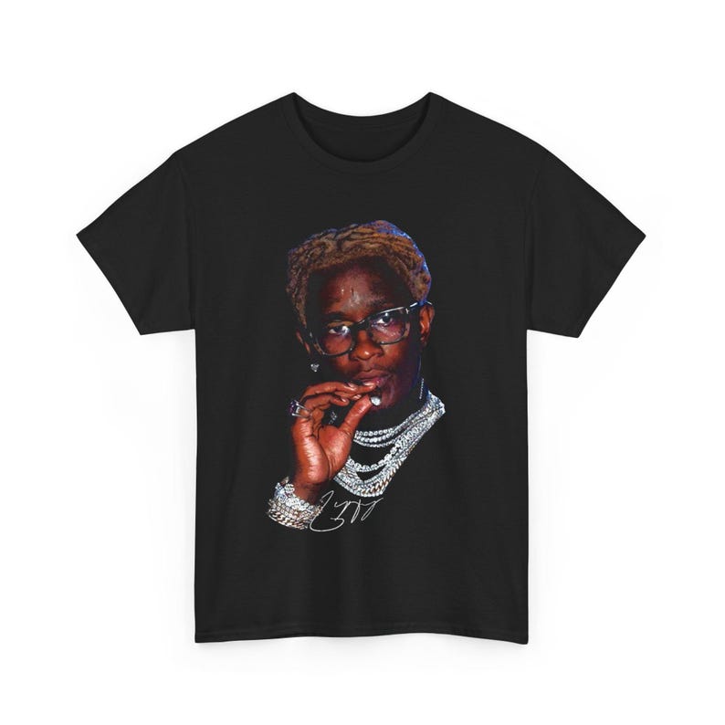 Young Thug Graphic Vintage Rap Shirt Shirt Merch Hiphop Y2K Tour Merch Atlanta Rappers Merch