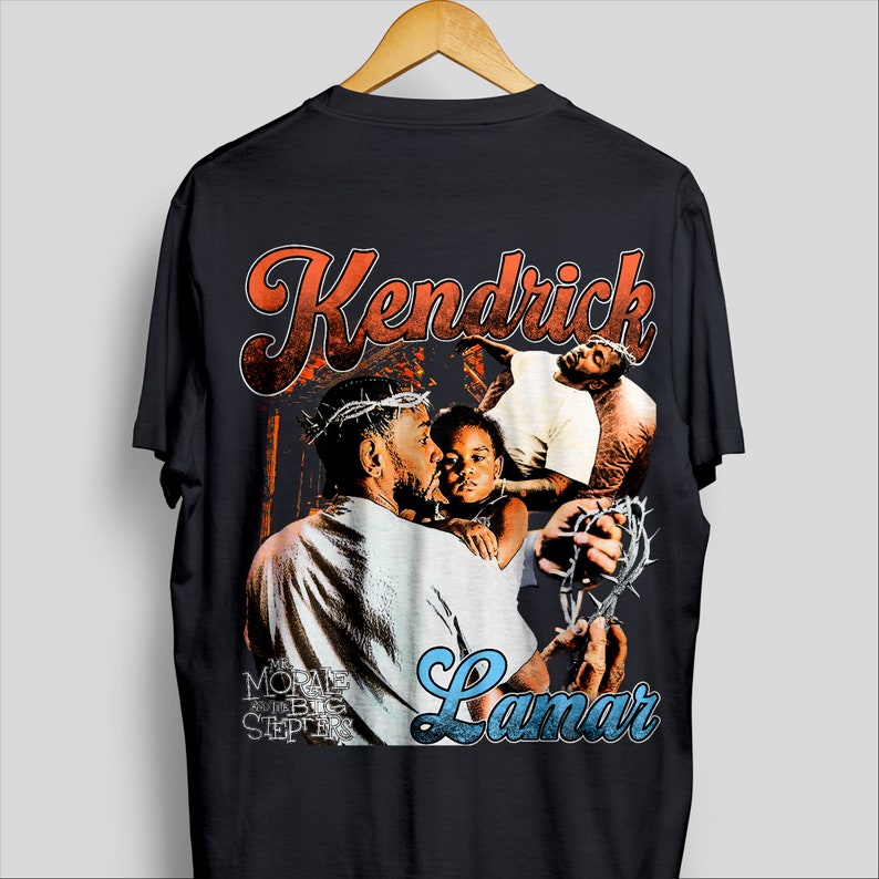 Kendrick Lemar "Big Stepper" Front An Back Throwback Shirt, Shirt, Rap Shirt, , Vintage -Heavy Shirt