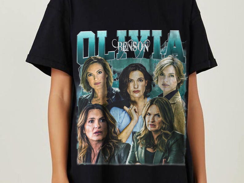 Retro Olivia Benson Shirt  Law And Order Inspired Shirt  Fan Gift For Tv Show Lovers  Graphic Shirt  Casual Everyday Shirt