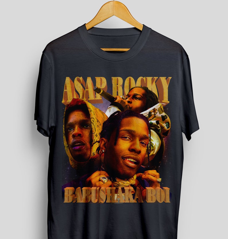 Asap Rocky Shirt Throwback Shirt, Shirt, Rap Shirt, , Vintage - Unisex
