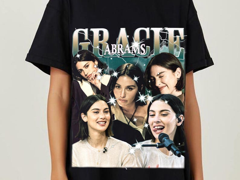 Retro Gracie Abrams Inspiref Fan Merch Shirt Gift For Girlfriend Heavy Graphich Shirt