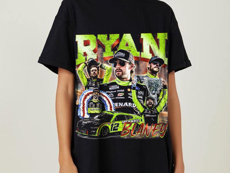 Ryan Blaney Racing Shirt, World Tour 2025 Shirt, Nascar Ryan Blaney Shirt, Vintage Shirt