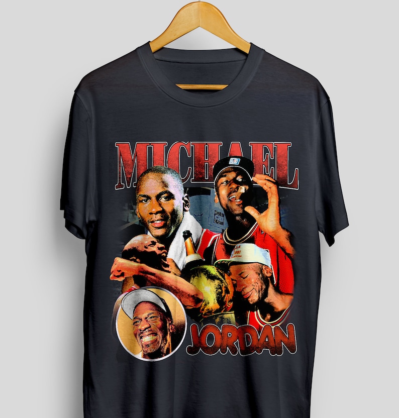 Michael Jordan Shirt Throwback Shirt, Shirt, Rap Shirt, , Vintage - Unisex