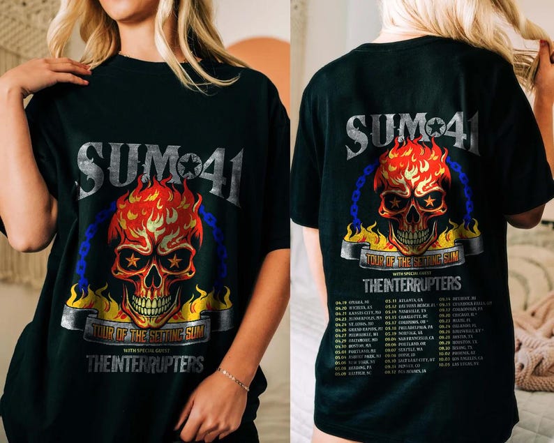 Heaven & Hell Shirt Sum 41 Sum 41 American Tour 2024