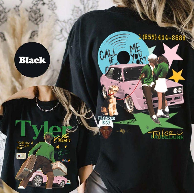 Tyler The Creator Shirt Chromakopia Grunge Graphic Apparel Diy Retro Music Style