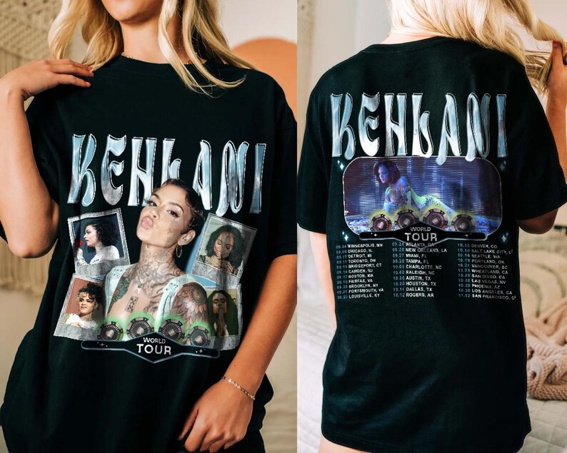 Kehlani Retro 90S 2 Sides Shirt, Vintage Crash World Tour Gifshirt, , Sweashirt, Trending Shirt