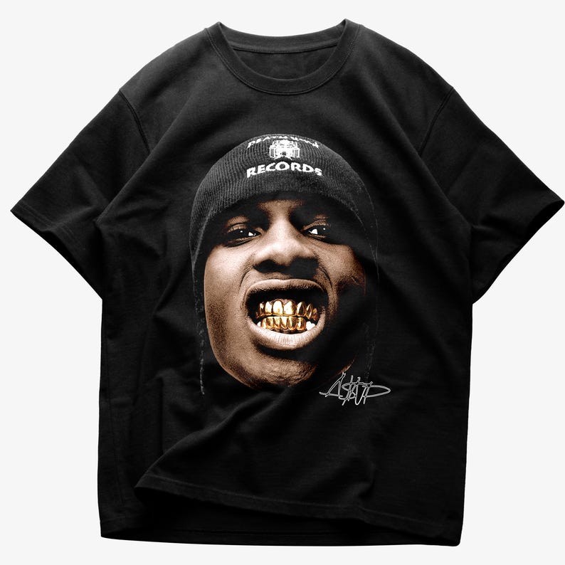 Asap Rocky Graphic Shirt, Asap, Rapper, Concert, Merch, Hip Hop, Shirt
