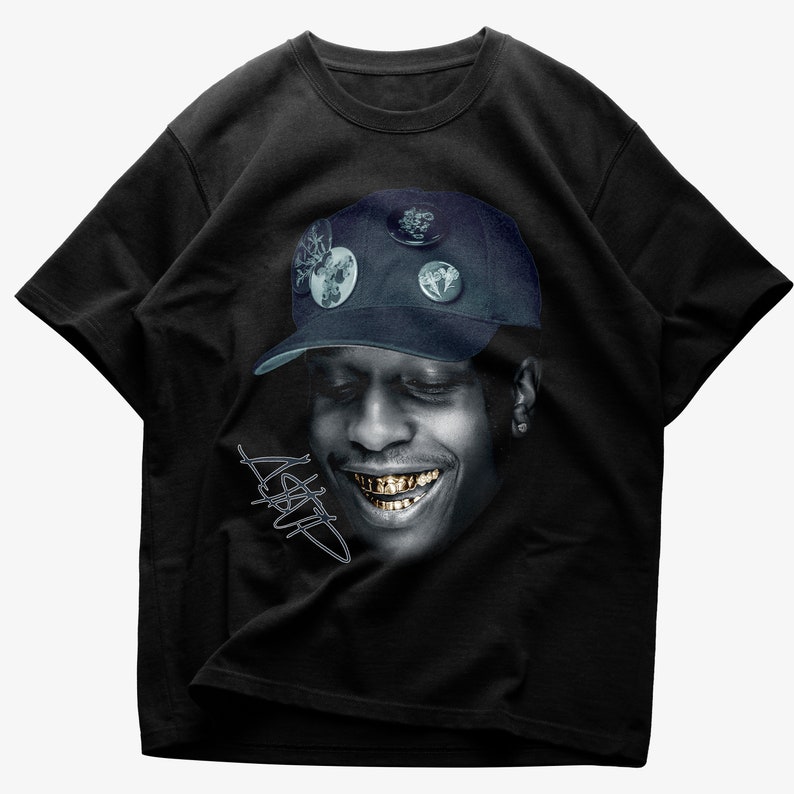 Asap Rocky Shirt Rare Concert Merch Rap Shirt