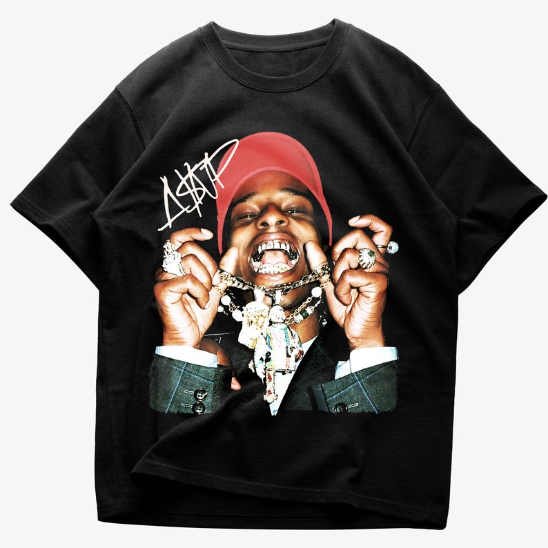 Asap Rocky Graphic Shirt, Asap, Rapper, Concert, Merch, Hip Hop, Shirt