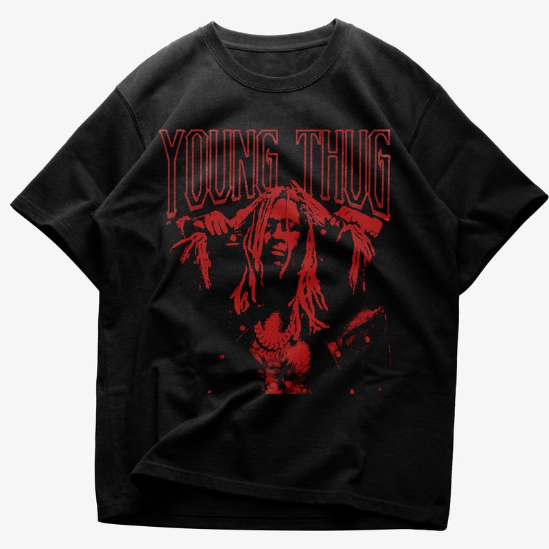 Young Thug Shirt Vintage Rap Shirt Drake Jordan Concert Tour Merch Kanye Astroworld Dennis Rodman Young Thug Travis Scott Playboi Carti Migo