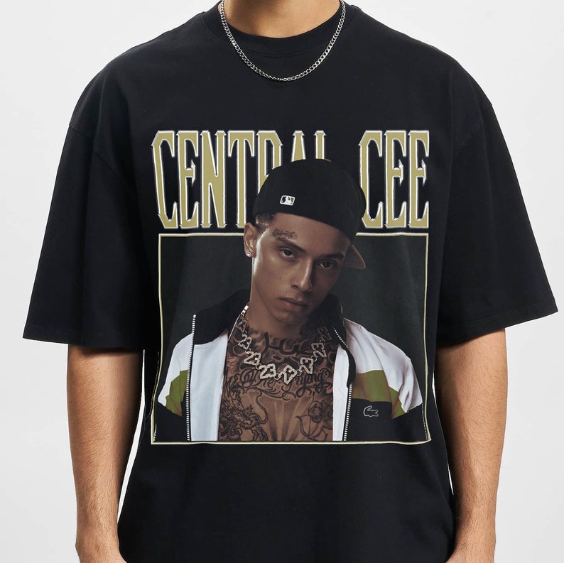 Central Cee Graphic Shirt Central Cee 90S Retro Vintage Shirt Cench Funny Shirt