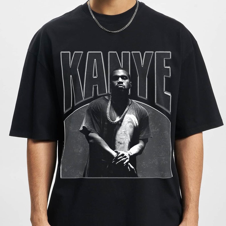 Kanye West Retro Shirt Vintage 90S Bootleg Graphic Style Shirt Kanye Shirt Rapper Shirt