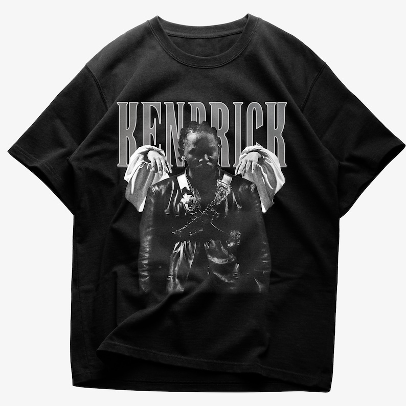 Kendrick Lamar Shirt Vintage Rap Shirtj Cole Drake Concert Tour Merch Y2K Tupac Kanye Playboi Carti Travis Scott Big Face Graphic