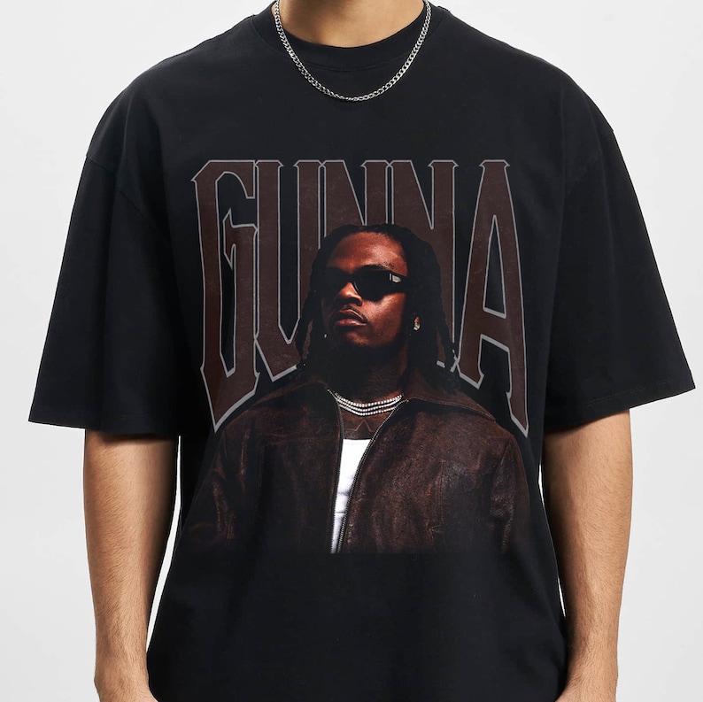 Gunna Shirt, Rap Shirt Concert Merch, Free Young Thug Thugger Slime Season, Raregraphic Print