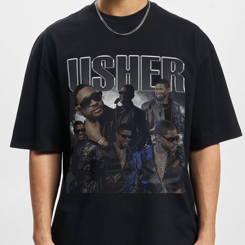 Ushers Shirt, Ushers Rapshirt, Vintage 90S Shirt, American Rapper Trending Shirt, Usher Rapper Shirt