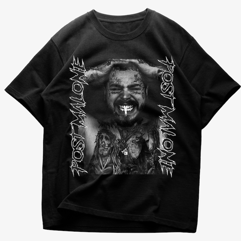 Post Malone Shirt Post Malone Music Rap Vintage Graphic Shirt