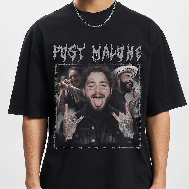 Post Malone Rap Music Merch Shirt Post Malone Shirt Rap 90S Shirt