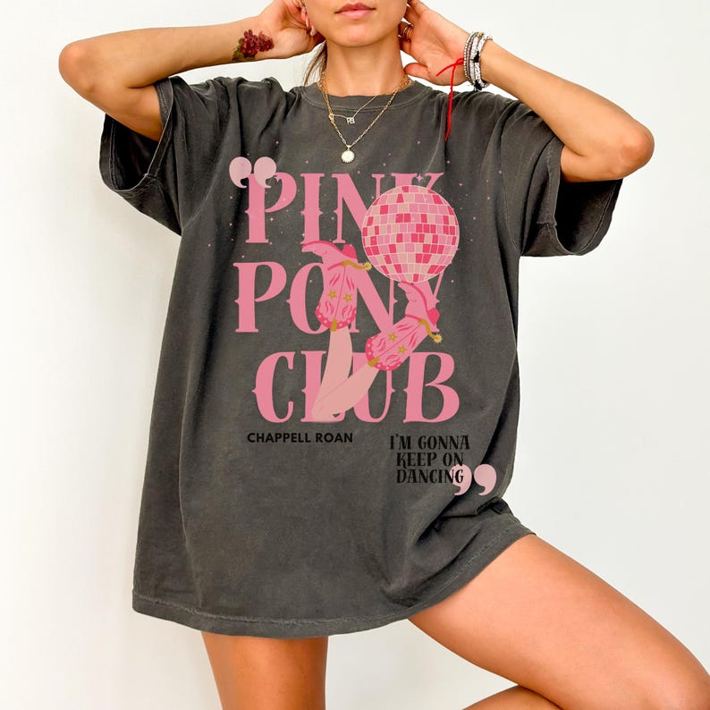 Pink Pony Club Chappell Roan Shirt Chappell Good Luck Babe Shirt