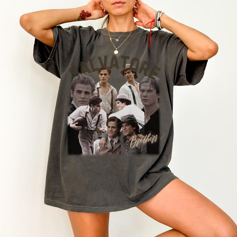 Salvatore Brothers Shirt Stefan Salvatore Shirt Damon Salvatore Shirt