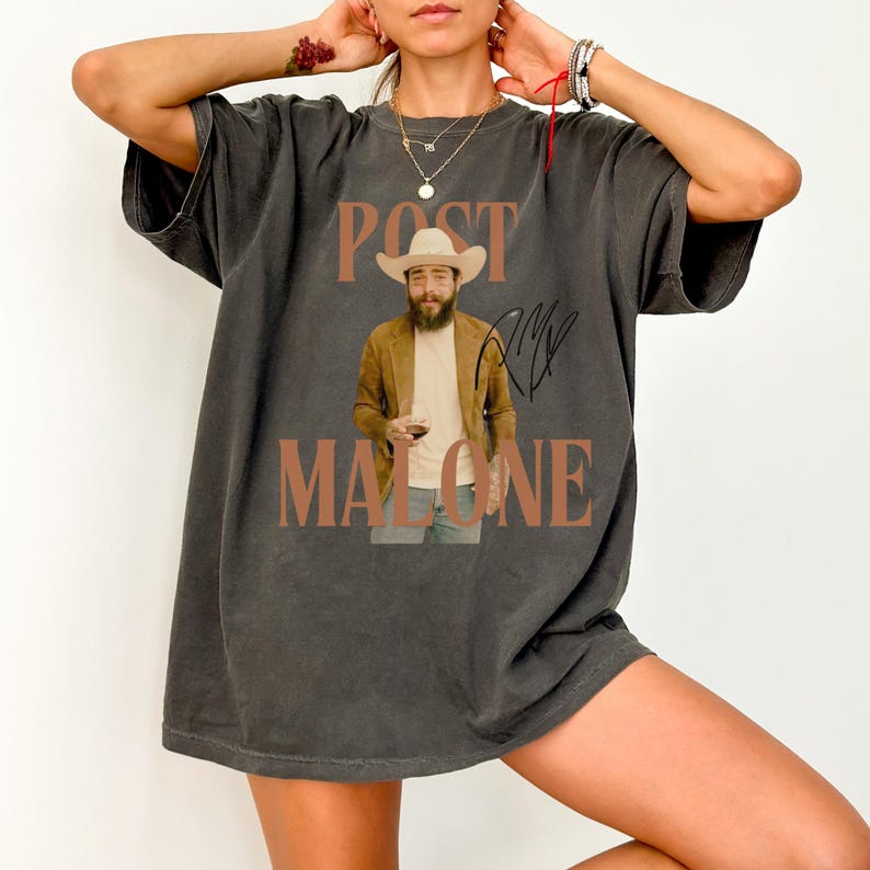 Post Malone Rap Music Merch Shirt Retro Posty 90S Shirt