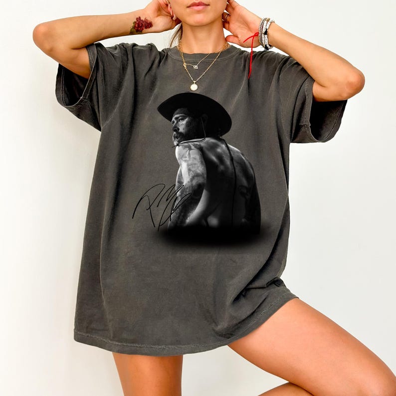 Post Malone Rap Music Merch Shirt Vintage Cowboy Posty Austin Album Rap 90S Shirt