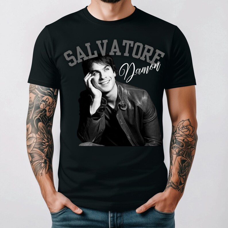 Vintage Damon Salvatore Shirt Damon Salvatore Shirt