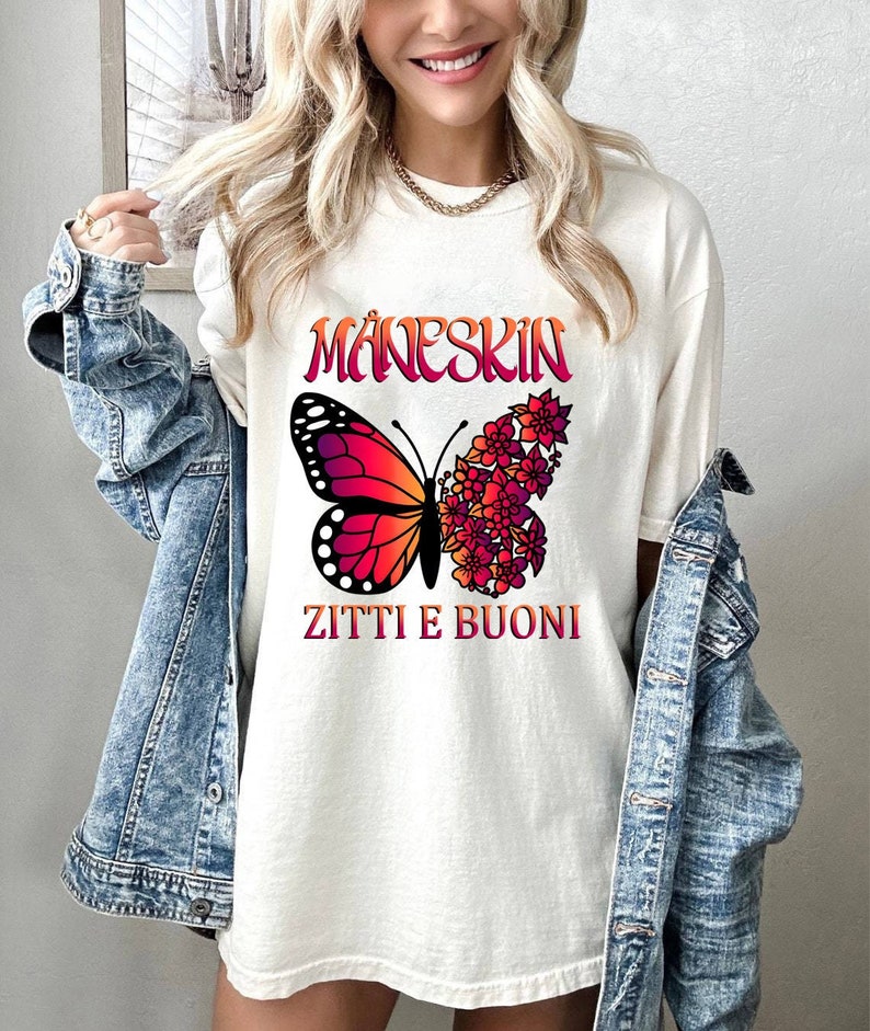 Maneskin Shirt, Maneskin Tour 2025 Shirt, Rock Band Tour Concershirt, Fan Merch