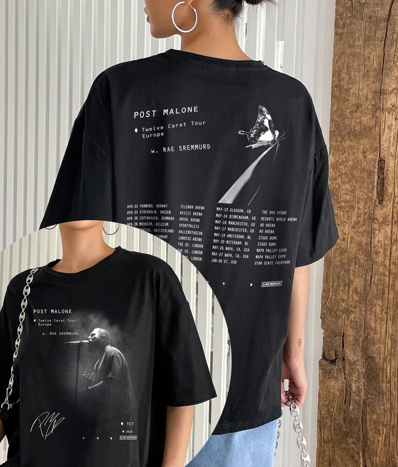Posty Shirt Twelve Carat Tour 2025 Sweashirt Posty Europe Tour Shirt