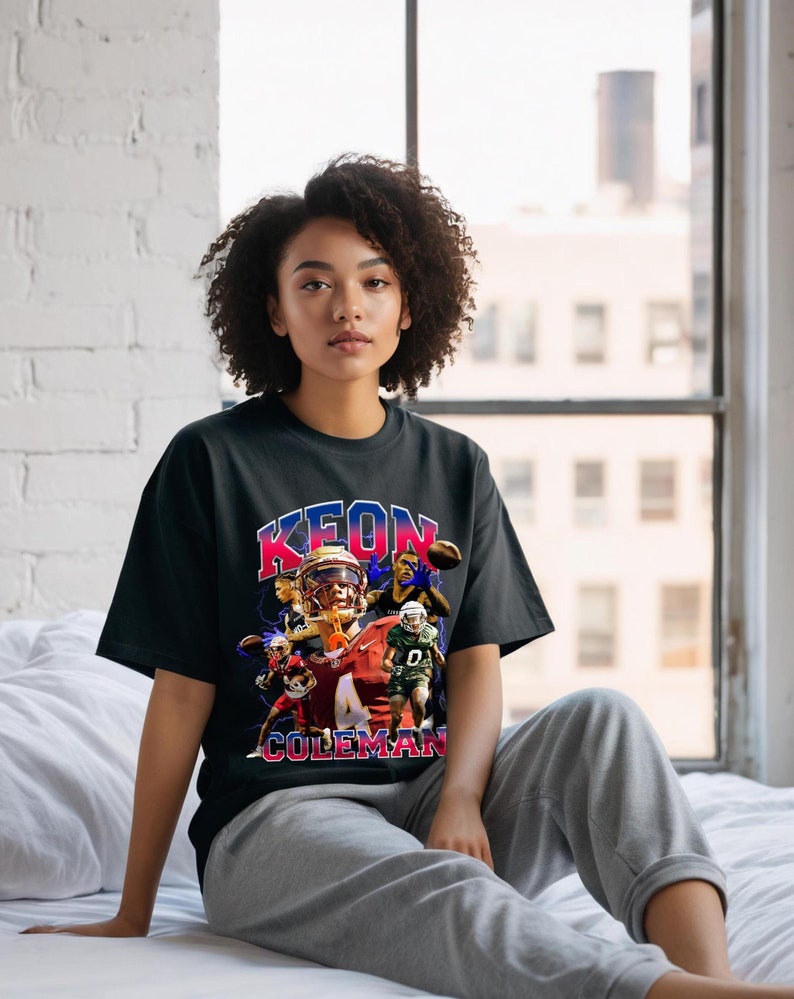 Vintage Style Keon Coleman Shirt Vintage 90S Graphic Style Keon Coleman Shirt
