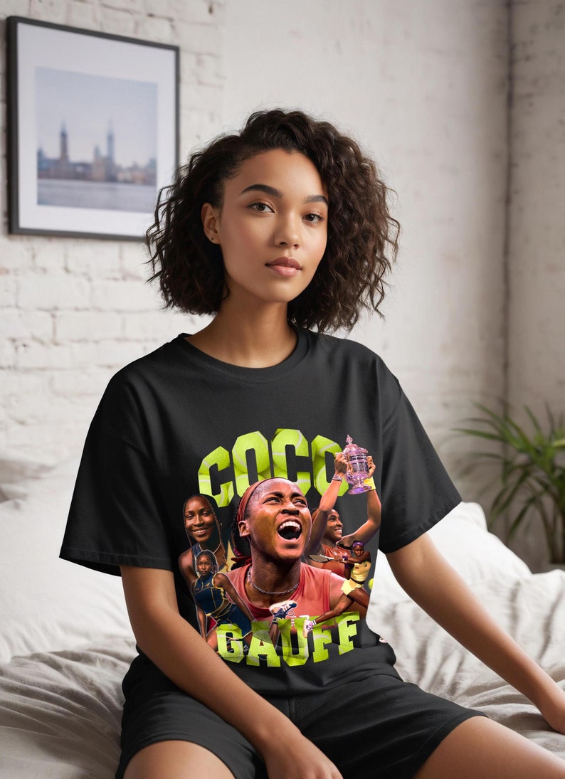 Coco Gauff Shirt Vintage Tennis Shirt American Tennis Player Coco Gauff Shirt