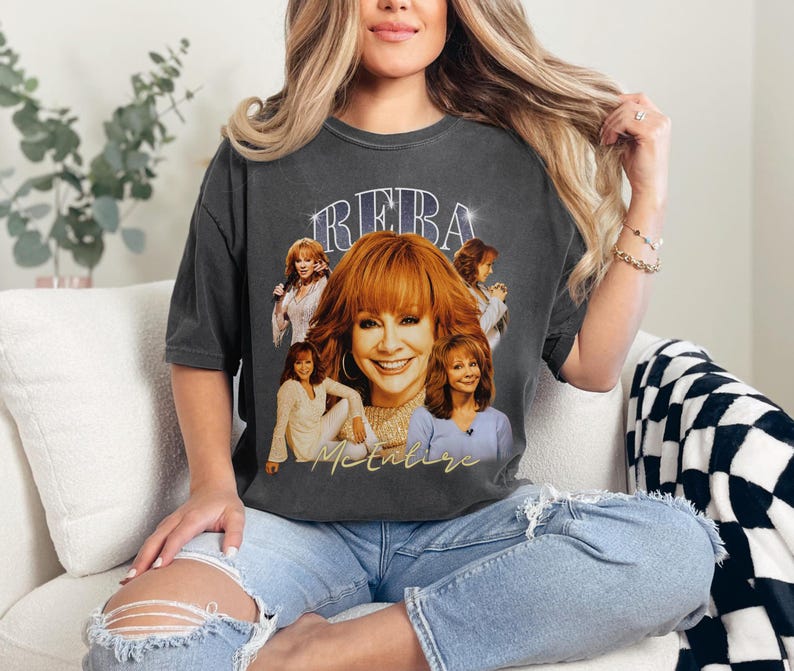 Retro Reba Mcentire Shirt Reba Mcentire Bootleg Rap Shirt Country Music Shirt