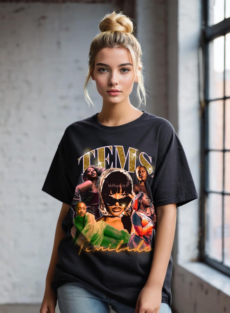 Retro Tems Shirt Tems Graphic Shirt Tems Tribute Rap Shirt