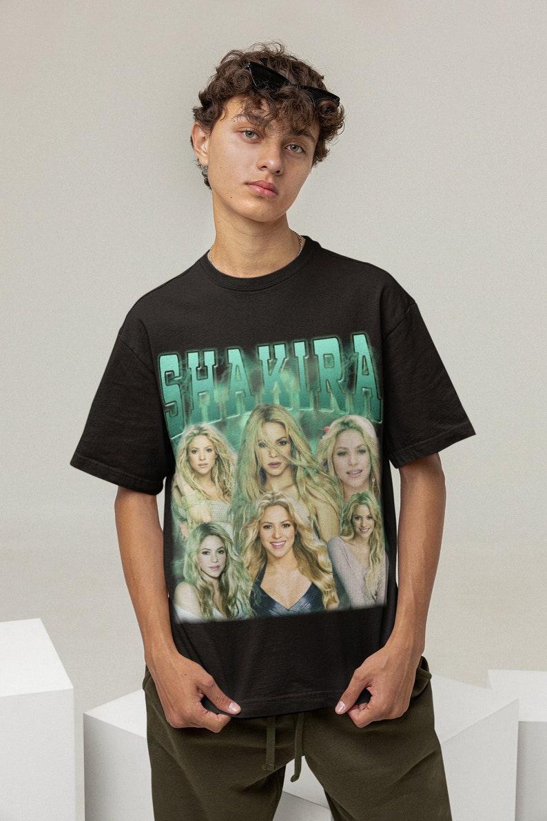 Shakira Shirt Shakira Retro Vintage Print Shirt Shakira Clothing