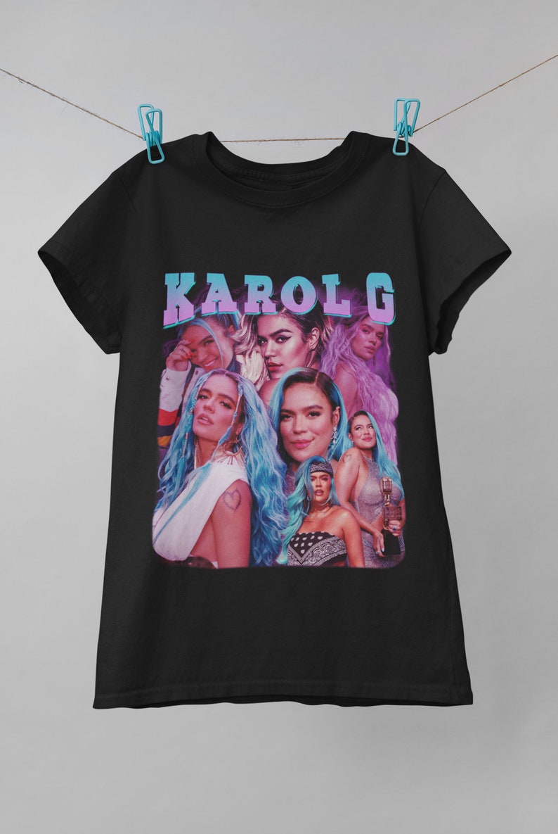 Karol G Retro Shirt, Karol G Vintage Print Shirt, Karol G Clothing