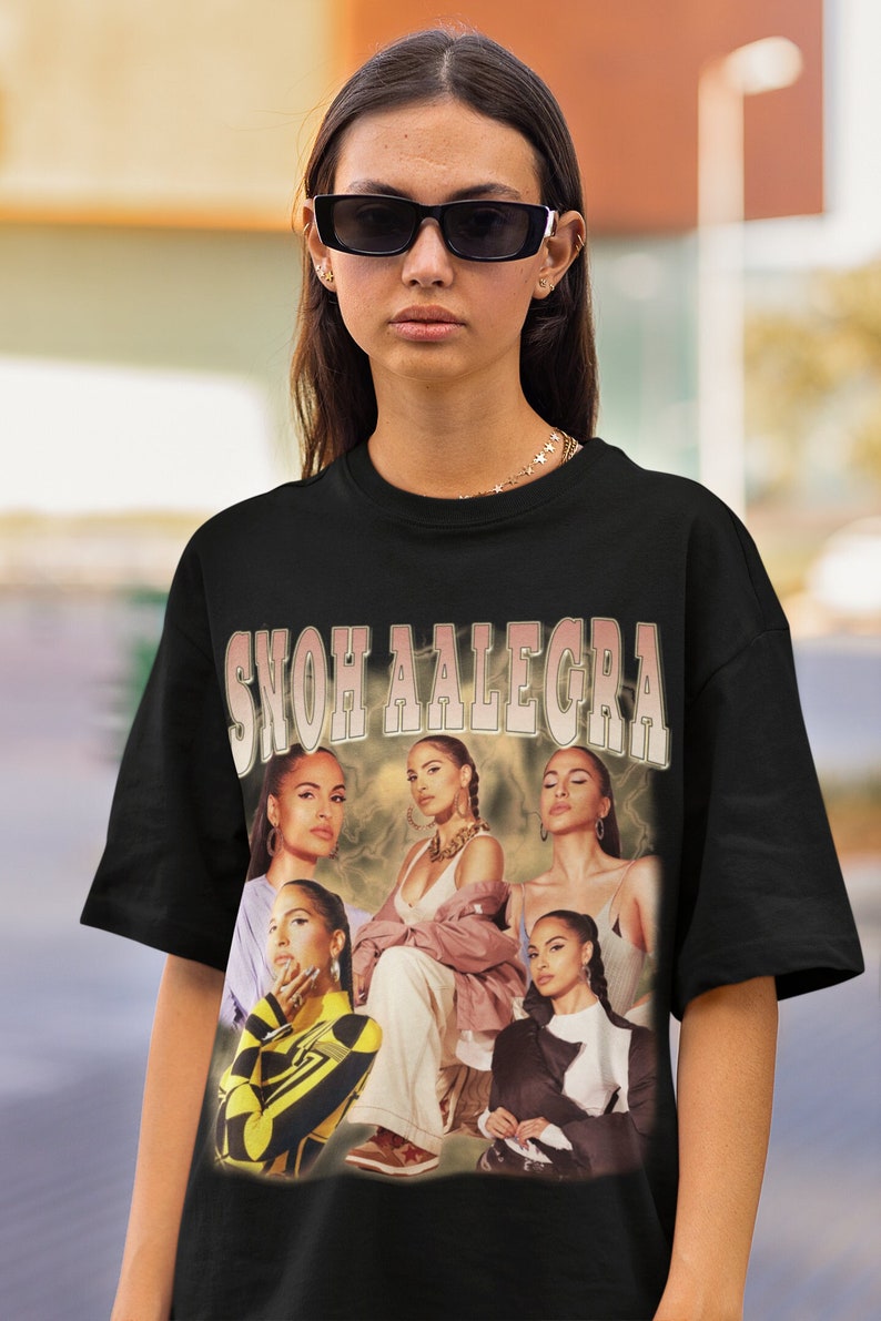 Snoh Aalegra Retro Shirt Snoh Aalegra Vintage Print Shirt Snoh Aalegra Clothing