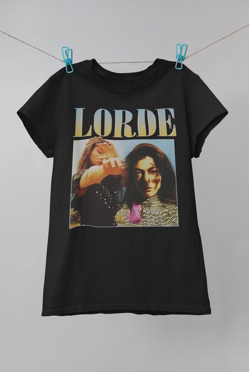 Lorde Solo Singer Top Hits Shirt Lorde Vintage Print Shirt Lorde Shirt Lorde Shirt Soft Lorde