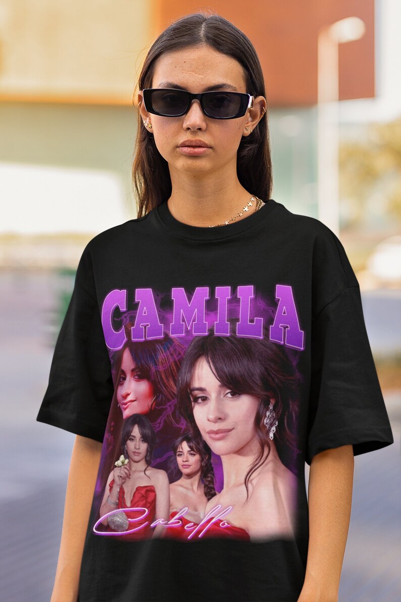 Camila Cabello Retro Shirt Camila Cabello Vintage Print Shirt