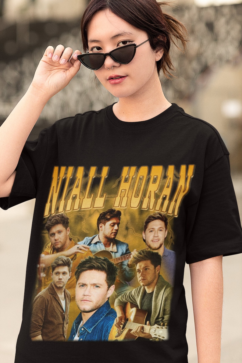Niall Horan Retro Shirt Niall Horan Vintage 90'S Print Shirt Niall Horan Clothing