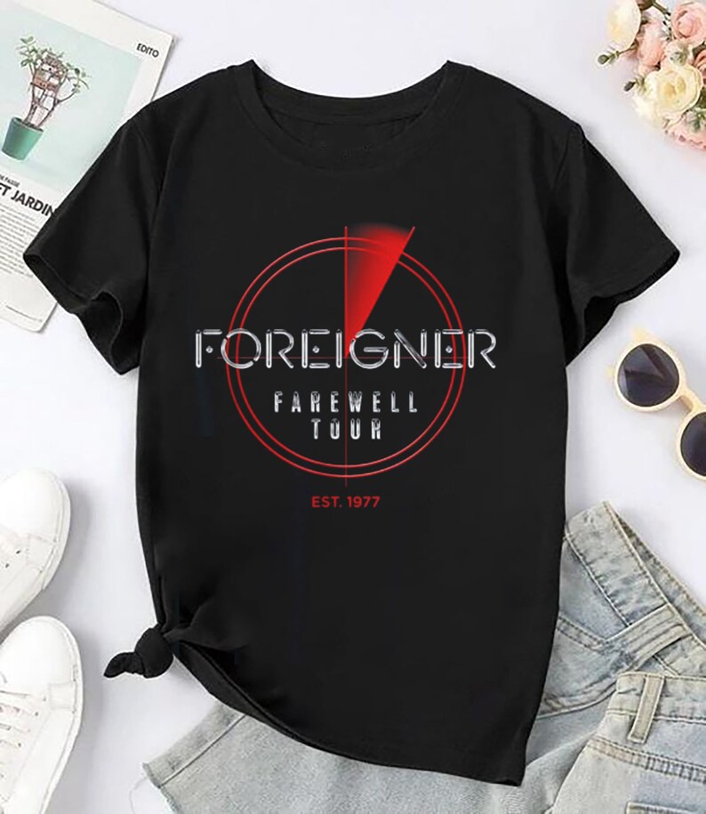 Vintage Rock Band Foreigner Shirt Foreigner Farewell Tour 2025 Shirt