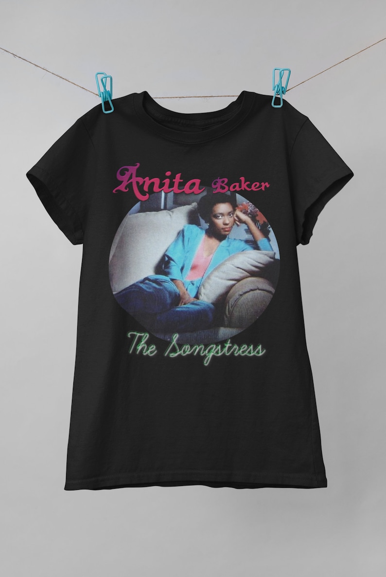 Anita Baker The Songstress Retro Shirt, Anita Baker The Songstress Vintage Print Shirt