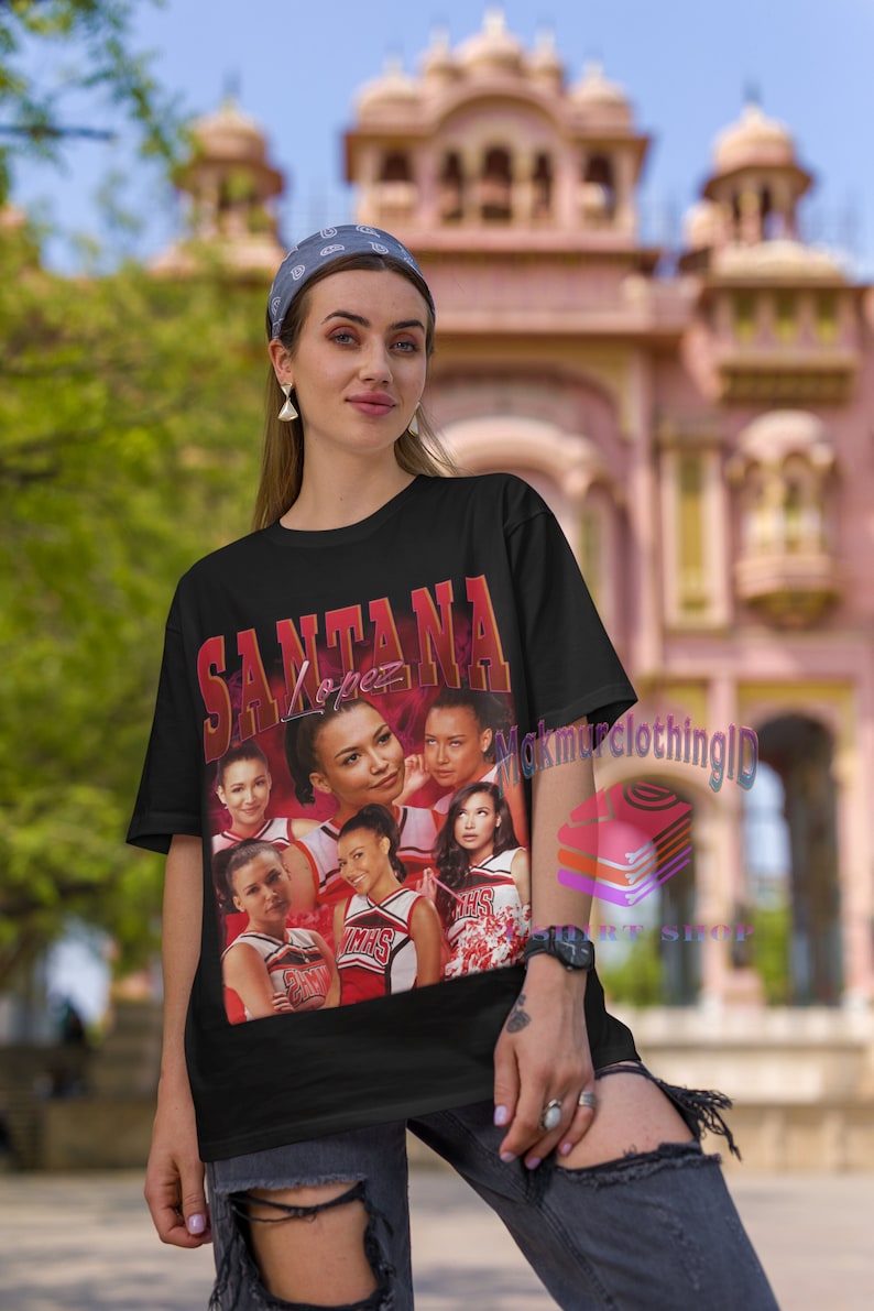 Santana Lopez Retro Shirt Santana Lopez Santana Lopez Vintage Print 90'S Shirt