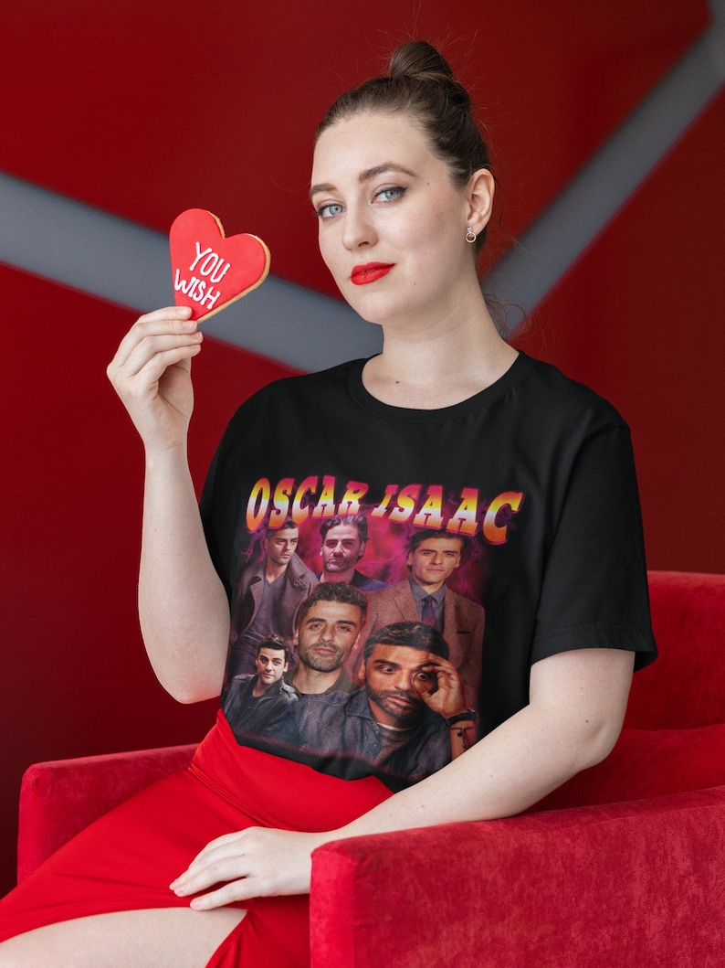 Oscar Isaac Actor Retro Shirt Oscar Isaac Vintage Print Shirt Oscar Isaac Clothing