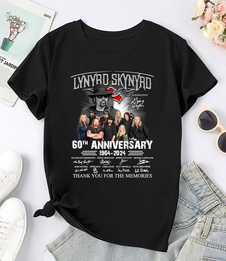 Lynyrd Skynyrd 60Th Anniversary 1964-2025 Shirt Lynyrd Skynyrd Rock Band Shirt