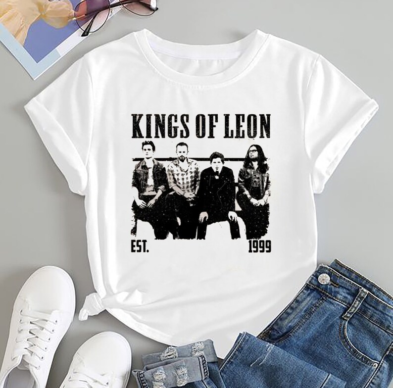 Vintage Kings Of Leon Est 1999 Shirt Kings Of Leon Band Fan Gifshirt