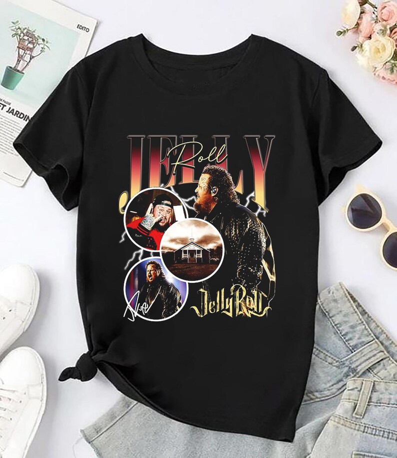 Jelly Roll 90S Vintage Bootleg Shirt Jelly Roll 2025 Tour Shirt Jelly Roll Fan Gift